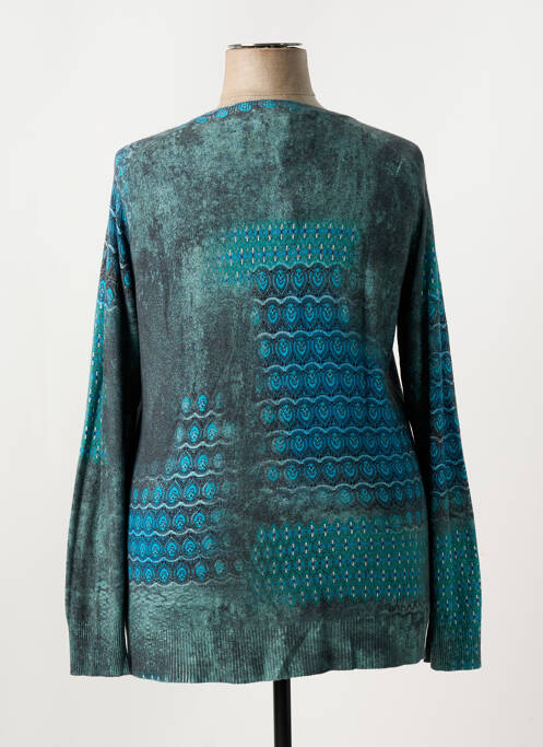 Gilet manches longues bleu EUGEN KLEIN pour femme