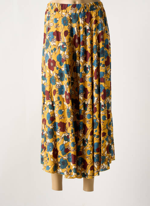Jupe longue jaune LA FEE MARABOUTEE pour femme