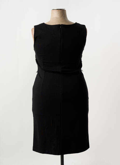 Robe mi-longue noir ELEONORA AMADEI pour femme