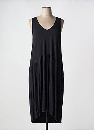 Robe longue sans manche sans manche noir MELLEM femme