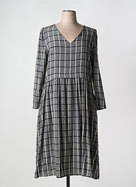 Robe longue manches longues manches longues gris HUMILITY femme