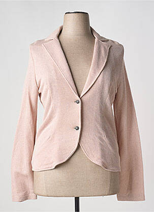 Blazer coupe cintrée rose POUSSIERE D'ETOLE femme