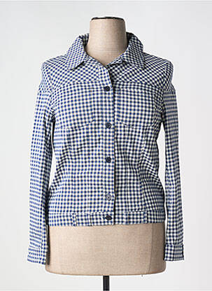 Veste casual poches bleu EUGEN KLEIN femme