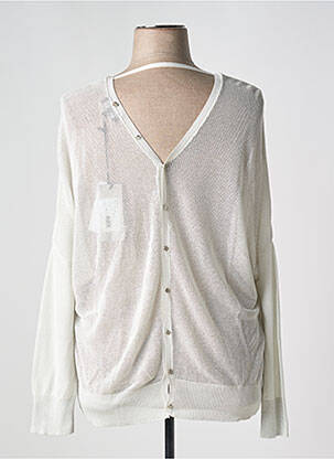 Pull col v manches longues gris EVA KAYAN femme