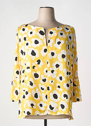 Blouse manches longues manches longues jaune POUSSIERE D'ETOLE femme