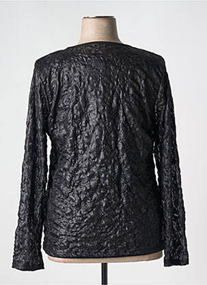 Top stretch manches longues noir 3322 femme