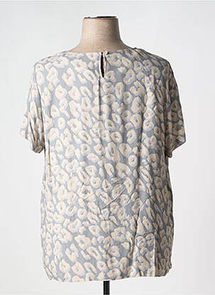Blouse col rond manches courtes gris EUGEN KLEIN femme