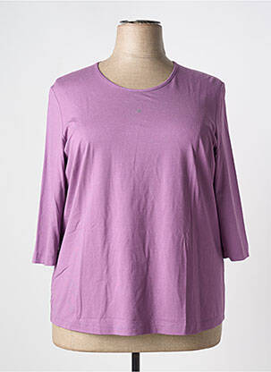 T-shirt manches 3/4 manches 3/4 violet EUGEN KLEIN femme