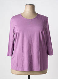 T-shirt manches 3/4 manches 3/4 violet EUGEN KLEIN femme
