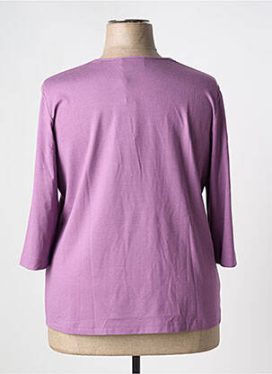 T-shirt manches 3/4 manches 3/4 violet EUGEN KLEIN femme