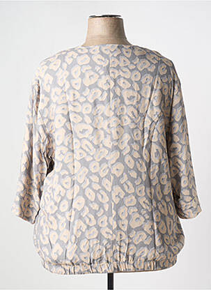 Veste casual fermeture zippée sur le devant gris EUGEN KLEIN femme