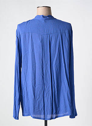 Blouse manches longues manches longues bleu TRUSSARDI JEANS femme