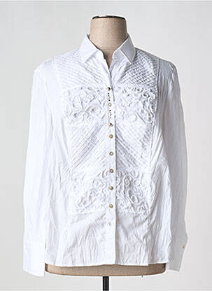 Chemisier blanc JUST WHITE pour femme