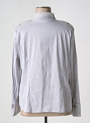 Chemisier gris JUST WHITE pour femme seconde vue