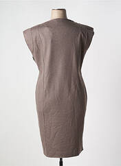 Robe mi-longue marron DIANA GALLESI pour femme seconde vue