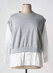 Tunique manches longues gris HUMILITY pour femme seconde vue