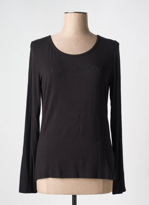 T-shirt manches longues manches longues noir LOLA ESPELETA femme