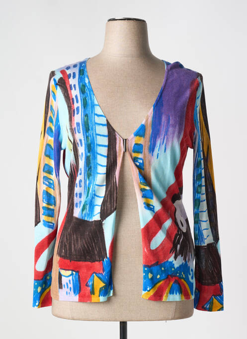 Gilet manches longues bleu OLIVIER PHILIPS pour femme