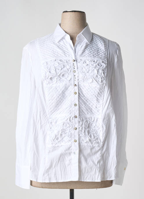 Chemisier blanc JUST WHITE pour femme