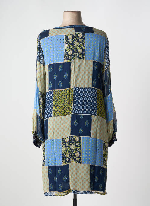 Robe mi-longue bleu CREAM pour femme