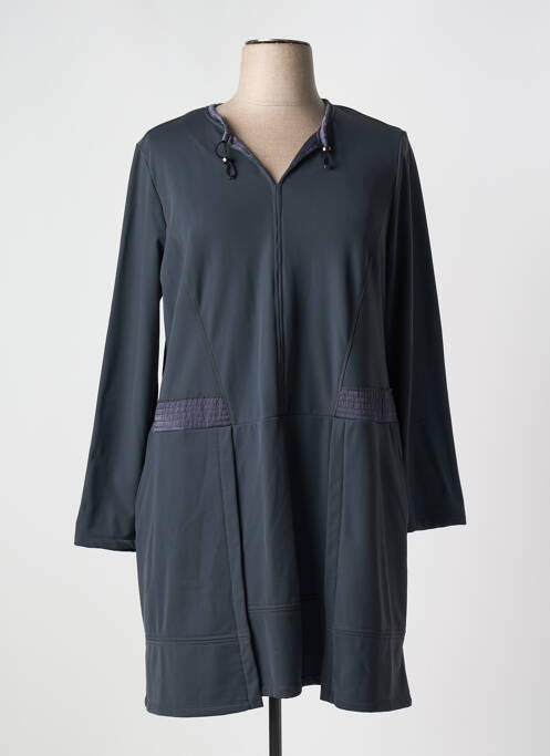 Robe mi-longue gris 3322 pour femme