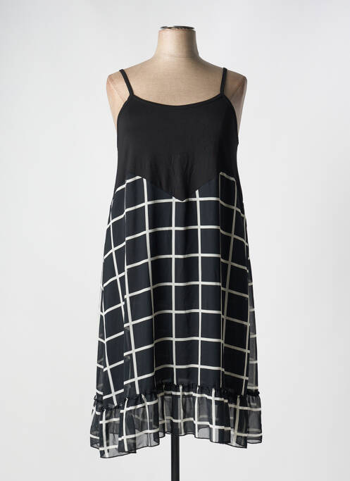 Robe mi-longue noir G!OZE pour femme