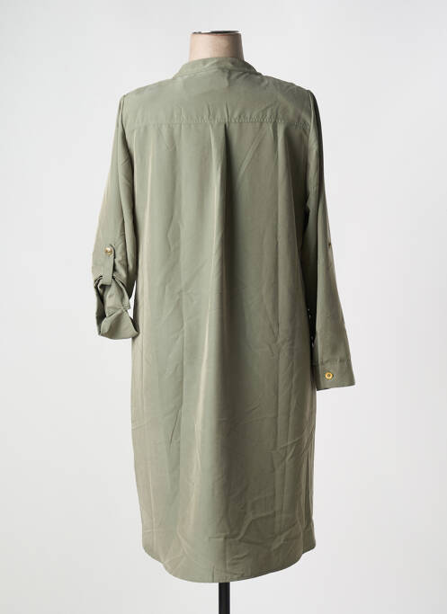 Robe mi-longue vert 5 HEARTS pour femme