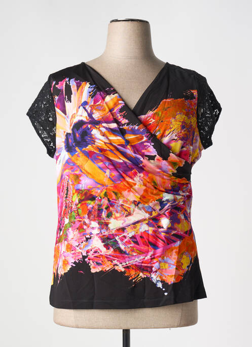 Top noir FUEN JEANS pour femme