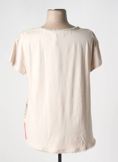 T-shirt beige EUGEN KLEIN pour femme