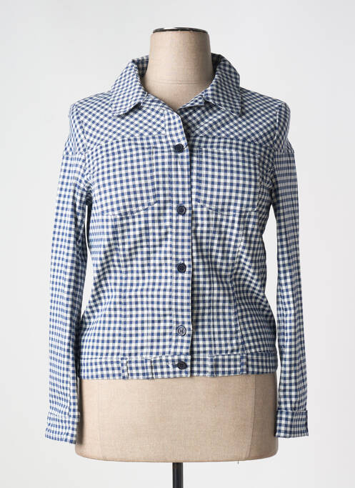 Veste casual bleu EUGEN KLEIN pour femme