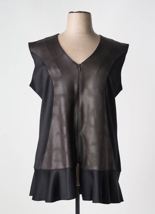 Veste casual noir FRANCK ANNA pour femme