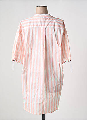 Tunique manches courtes légère et transparente rose TRUSSARDI JEANS femme