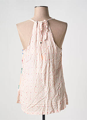 Top coupe fluide fines bretelles rose LOLA ESPELETA femme