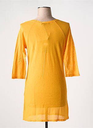 Top coupe cintrée manches 3/4 orange MES SOEURS ET MOI femme