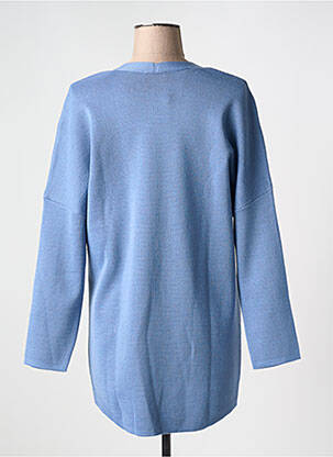 Pull coupe cintrée manches longues bleu MARIA BELLENTANI femme