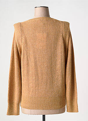 Pull tissage chiné manches longues beige CKS femme
