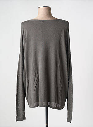 Pull tissage chiné manches longues gris MYRINE ANTWERP femme
