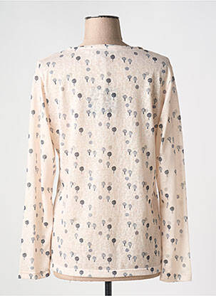 T-shirt manches longues manches longues beige POUSSIERE D'ETOLE femme