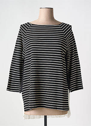 Tunique manches longues coupe asymétrique noir LOLITAS & LOLOS femme