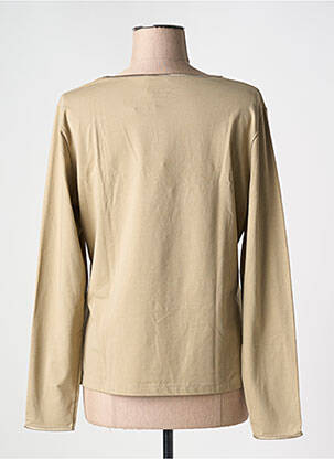 T-shirt manches longues manches longues beige ELENA MIRO femme