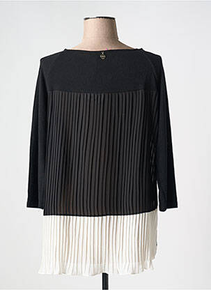 Pull tunique manches 3/4 manches 3/4 noir LOLITAS & LOLOS femme