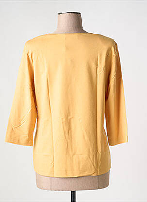 T-shirt manches 3/4 manches 3/4 jaune EUGEN KLEIN femme