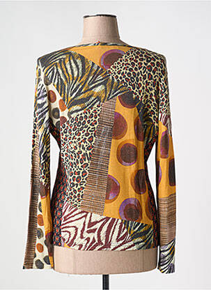 T-shirt manches longues manches longues marron OLIVIER PHILIPS femme