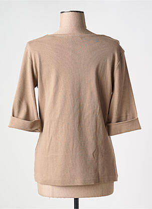 T-shirt manches 3/4 manches 3/4 marron ARMOR LUX femme