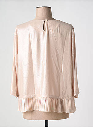 Top coupe fluide manches 3/4 beige EUGEN KLEIN femme