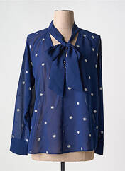 Blouse bleu NIZA pour femme seconde vue