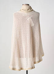 Poncho beige MARILU pour femme seconde vue