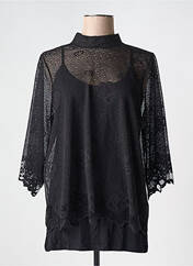 Top noir ICHI pour femme seconde vue