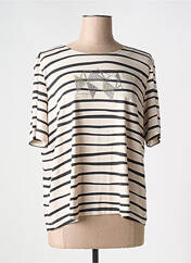 T-shirt beige EUGEN KLEIN pour femme seconde vue