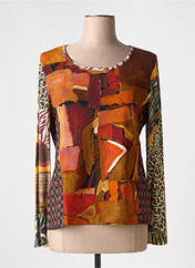 T-shirt marron OLIVIER PHILIPS pour femme seconde vue